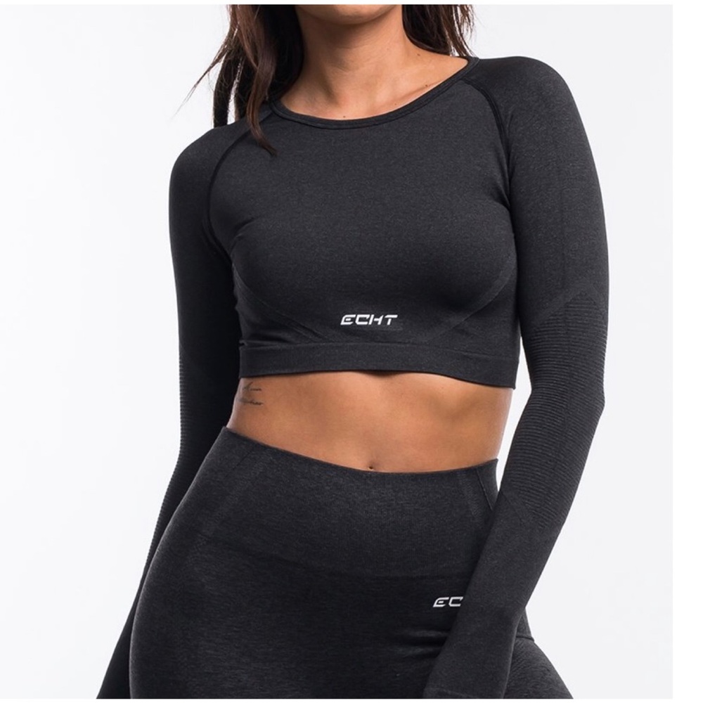 ECHT Cropped long sleeve top